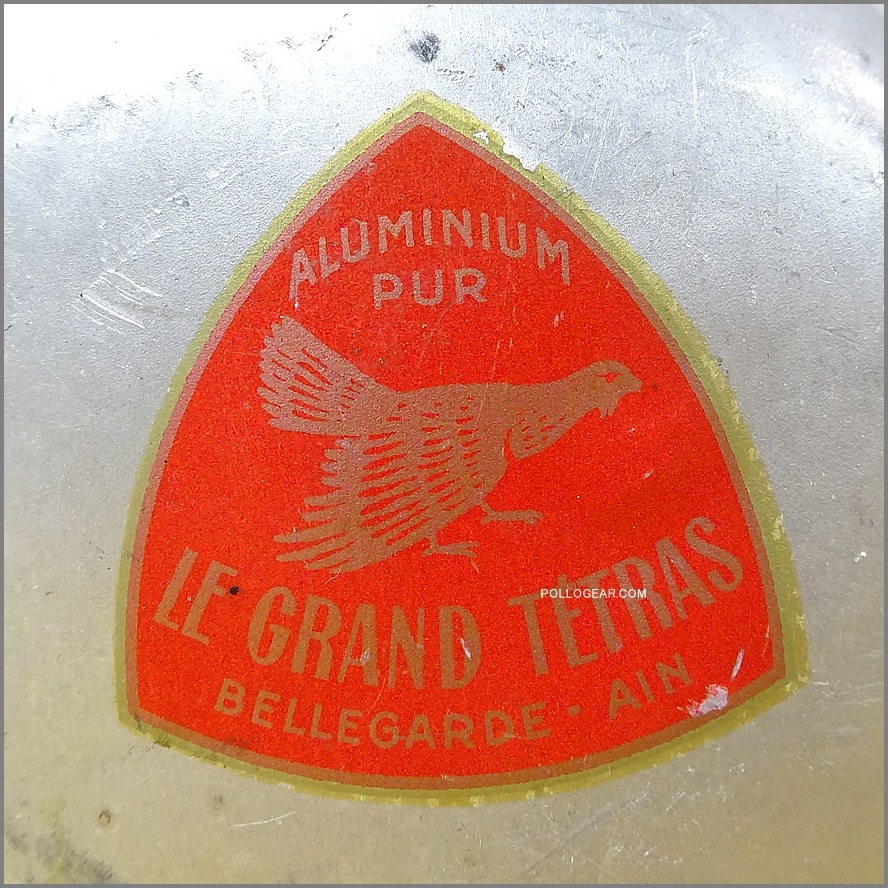 50年代 LE GRAND TETRAS<BR>1.0L スクリューキャップ<BR>VINTAGE グランテトラ ツバ付き<BR>ウォーターボトル ゴールドラベル