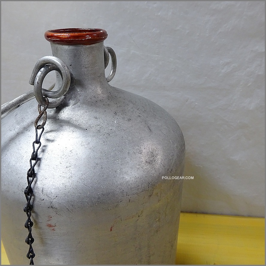 50’s LE GRAND TETRAS<BR>ウォータージャグ<BR>Vintage Water Jug<BR>グランテトラ フランス製<BR>ビッグテトラ アルミジャグ コルクキャップ