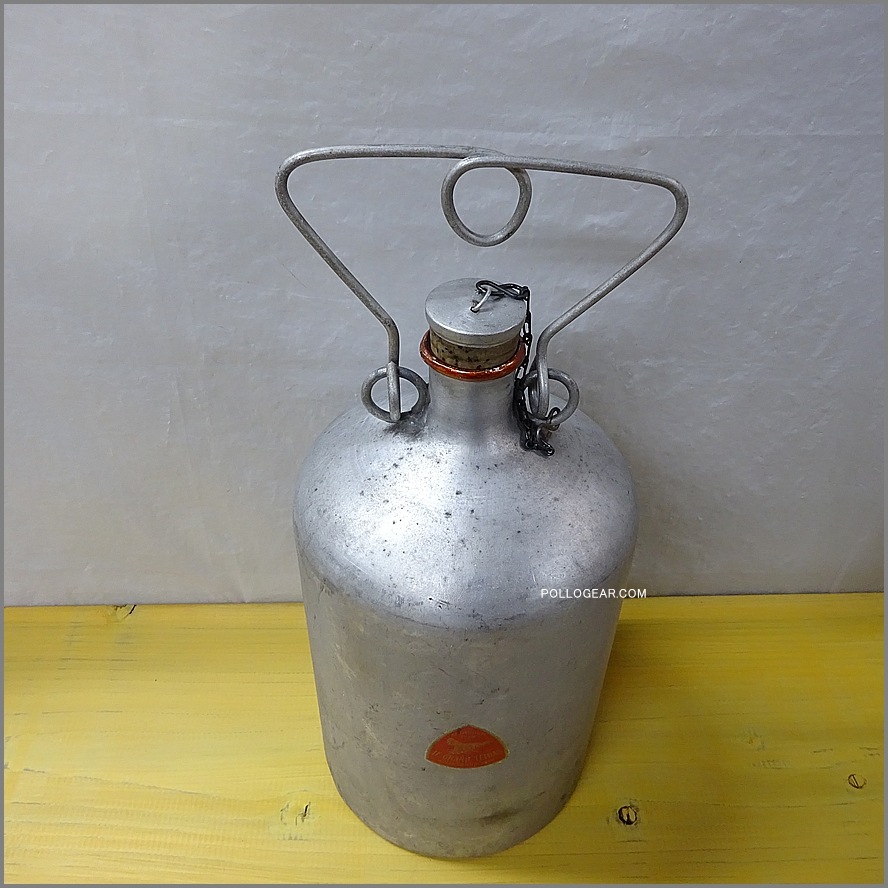 50’s LE GRAND TETRAS<BR>ウォータージャグ<BR>Vintage Water Jug<BR>グランテトラ フランス製<BR>ビッグテトラ アルミジャグ コルクキャップ