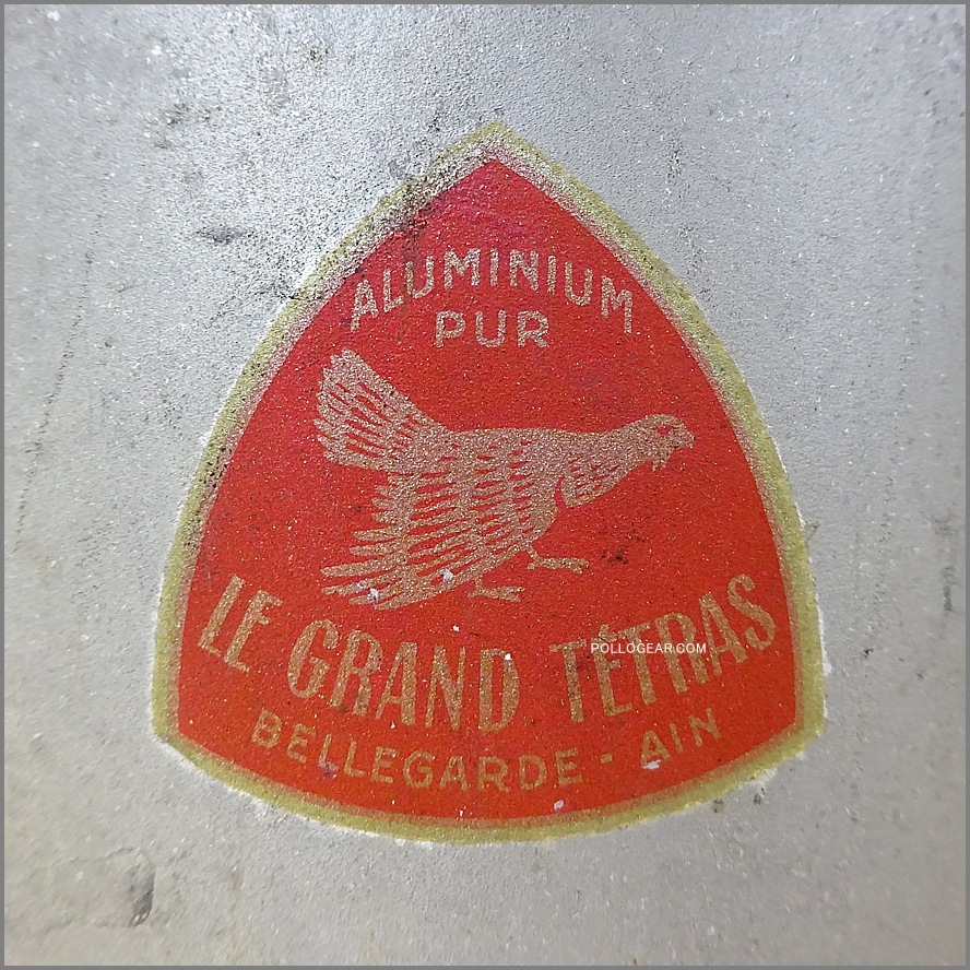 50’s LE GRAND TETRAS<BR>ウォータージャグ<BR>Vintage Water Jug<BR>グランテトラ フランス製<BR>ビッグテトラ アルミジャグ コルクキャップ