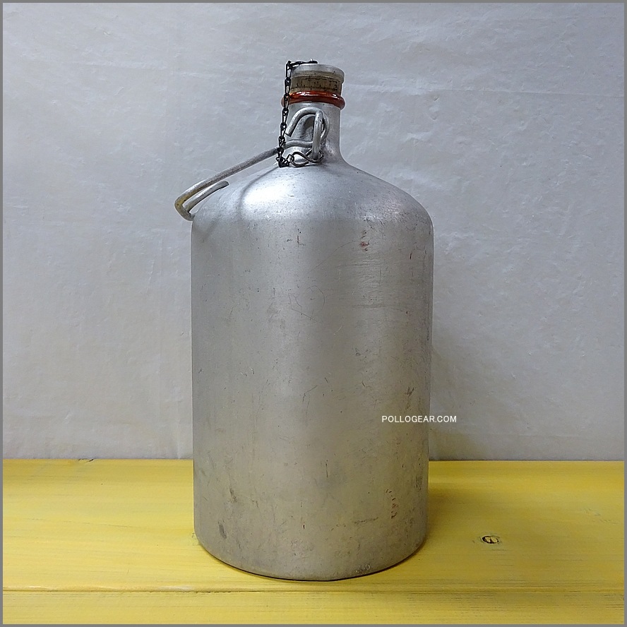 50’s LE GRAND TETRAS<BR>ウォータージャグ<BR>Vintage Water Jug<BR>グランテトラ フランス製<BR>ビッグテトラ アルミジャグ コルクキャップ