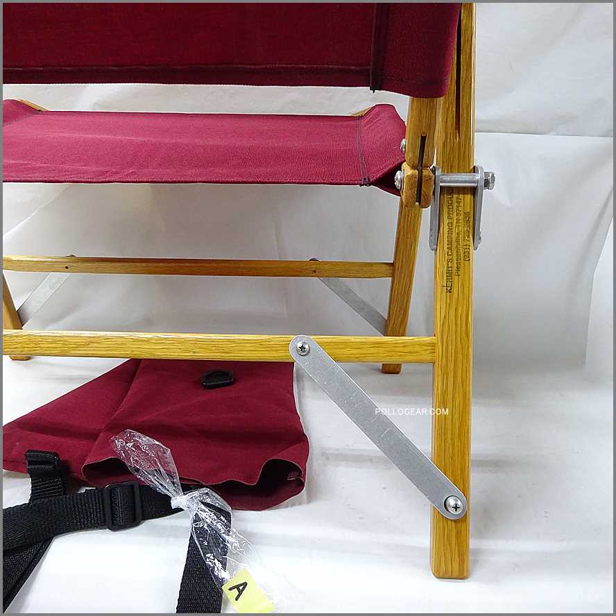 VINTAGE カーミットチェア<BR>90’s デッドストック アメリカ製 <BR>Kermit's Camping Products<BR>MADE IN USA ウッドチェア<BR>キャンプツーリング オールドカーミット