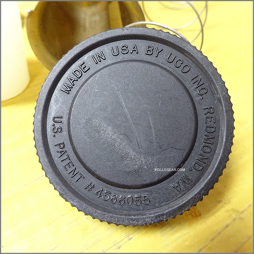 1988年モデル USA製<br>UCO×REI ブラス 真鍮製<br>ビンテージ キャンドルランタン<br>ユーシーオー アールイーアイ <br>チェーン付き 三角ハンドル VINTAGE