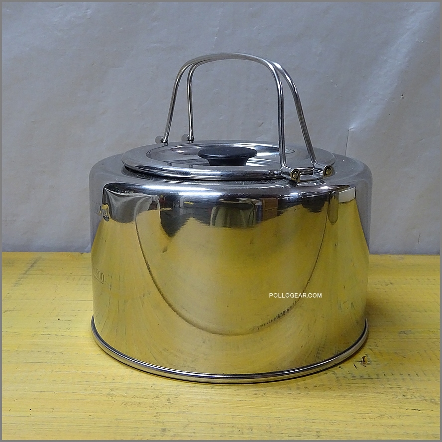 廃盤品　MSR ドロメダリーバッグ アルパインボトル ステンレス　3点セット Early00's MSR ステンレス ケトル<BR>Alpine Tea Pots Vintage<BR