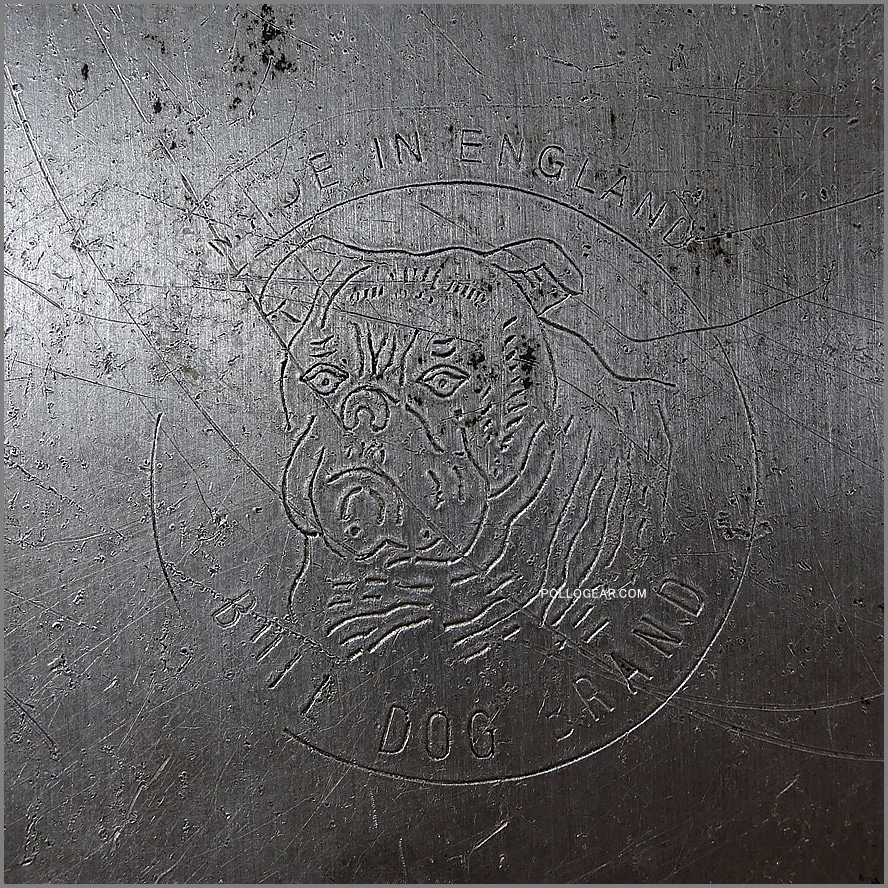 中サイズ 6インチ 80年代<BR>ホットン ブルドッグ<BR>VINTAGE ビリーポット<BR>イングランド製 クッカー ビリー缶 ブッシュクラフト