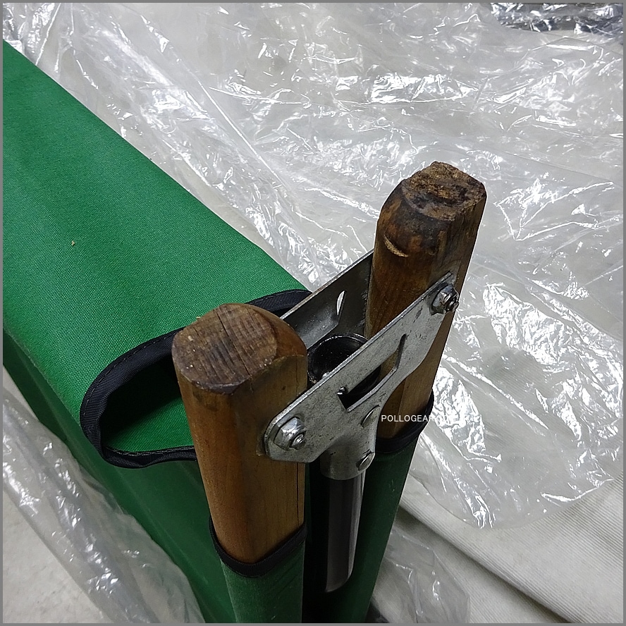 90’s USA製 LLビーン × バイヤー<BR>BYER BAXTER FOLDING BED<BR>バクスター フォールディング コット<BR>LLBEAN × BYER OF MAINE<BR>VINTAGE バイヤーオブメイン<BR>ウッドフレーム 木製コット パイプレッグ