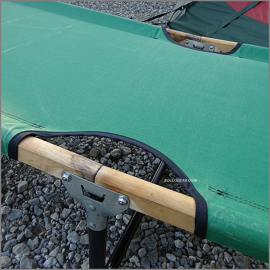 90’s USA製 LLビーン × バイヤー<BR>BYER BAXTER FOLDING BED<BR>バクスター フォールディング コット<BR>LLBEAN × BYER OF MAINE<BR>VINTAGE バイヤーオブメイン<BR>ウッドフレーム 木製コット パイプレッグ
