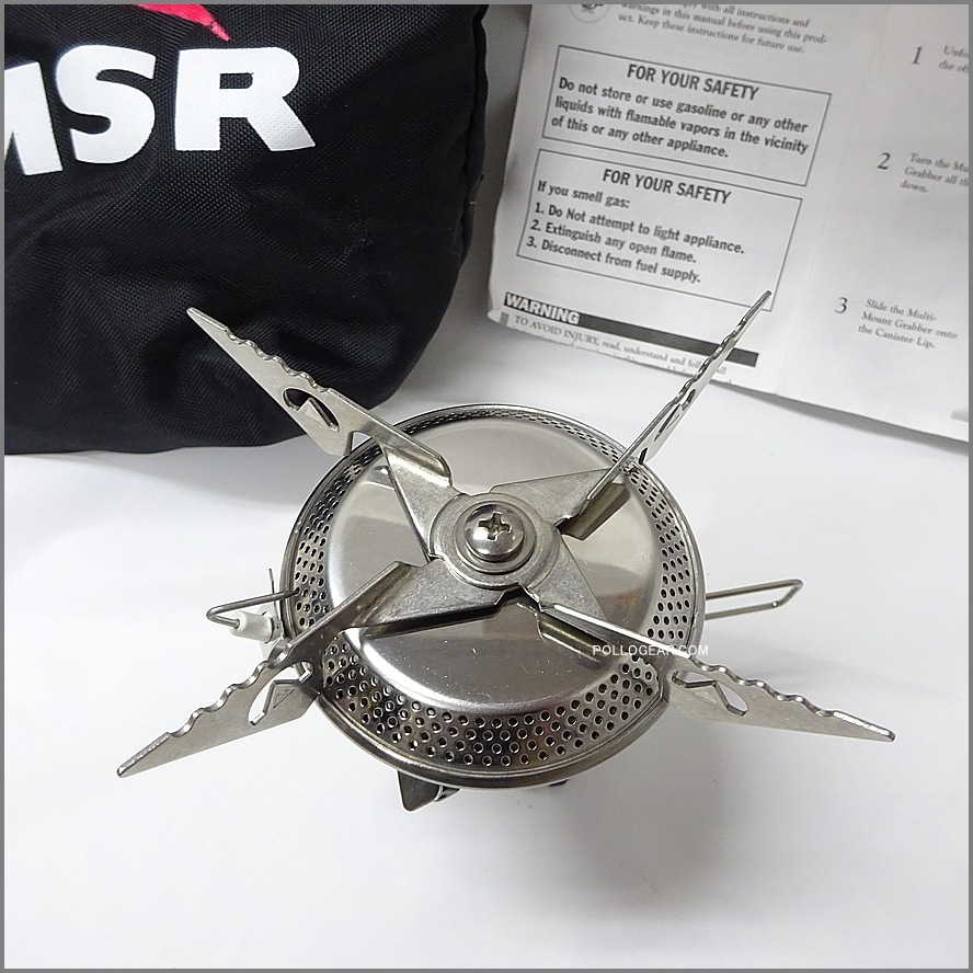 デッドストック MSR SUPERFLY<BR>98~ スーパーフライ 前期型<BR>OLDモデル ガスストーブ<BR>シングルバーナー イグナイター付き