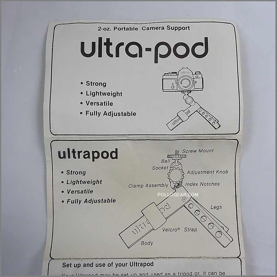 1980年代 Herrington ウルトラポッド カメラ三脚 ウルトラライト UL スマホ セルフィー ULTRA POD