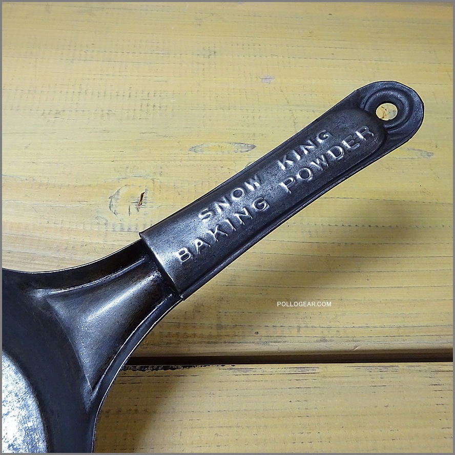 1940年代 SNOW KING<BR> ビンテージ フライパン<BR>鉄フライパン アメリカ製<BR>Cowboy Frying Pans 178㎜