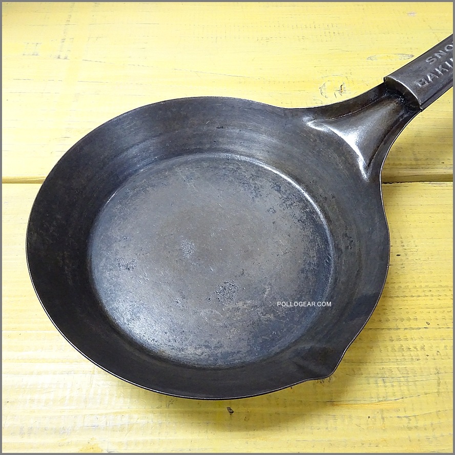 1940年代 SNOW KING<BR> ビンテージ フライパン<BR>鉄フライパン アメリカ製<BR>Cowboy Frying Pans 178㎜