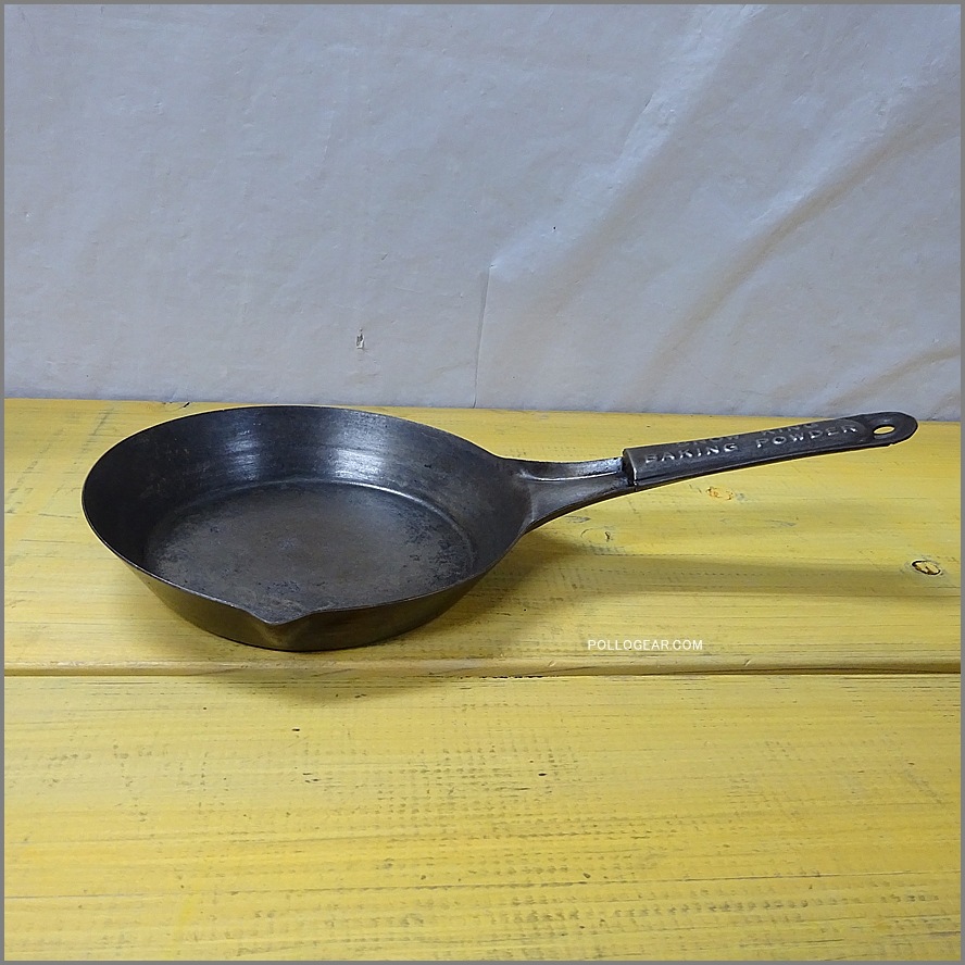 1940年代 SNOW KING<BR> ビンテージ フライパン<BR>鉄フライパン アメリカ製<BR>Cowboy Frying Pans 178㎜