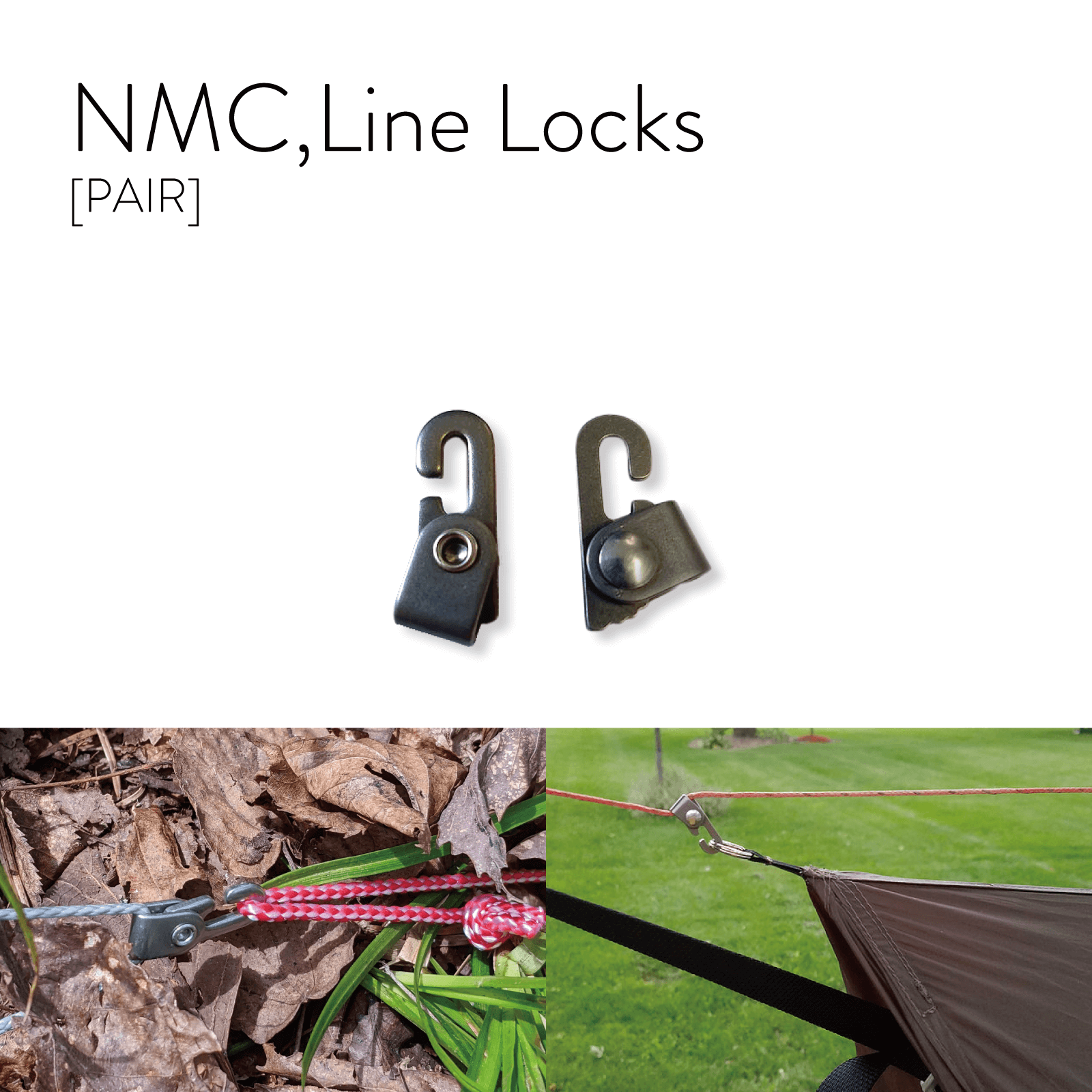 【送料無料】 NMC,Line Locks [２個セット] MADE IN USA フック付き ラインロック コードロック