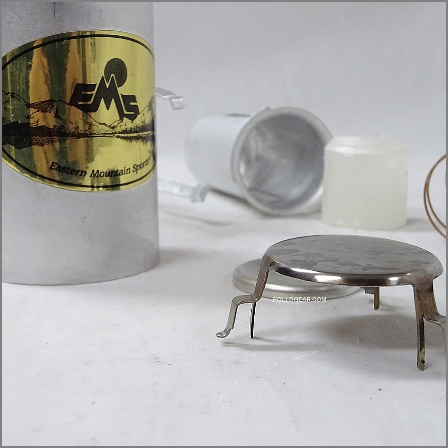 1980年代 EMS 三角ハンドル<BR>Vintage キャンドルランタン<BR>Eastern Mountain Sports × UCO<BR>TAIWAN-1986-PAT