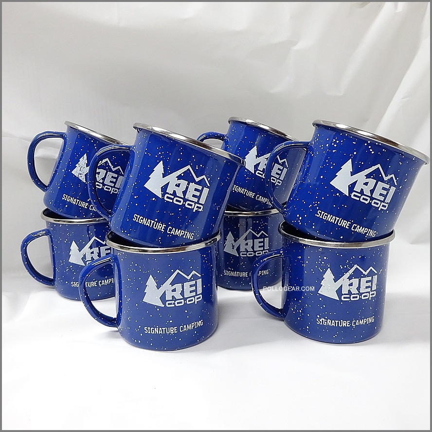 VINTAGE REI × CINSA Mexico<BR>ホーローマグカップ 350ml<BR>エナメルコーティング MUGCUP <BR>琺瑯マグ ビンテージキャンプ <BR>1個のお値段です、限定8個数量制限無し