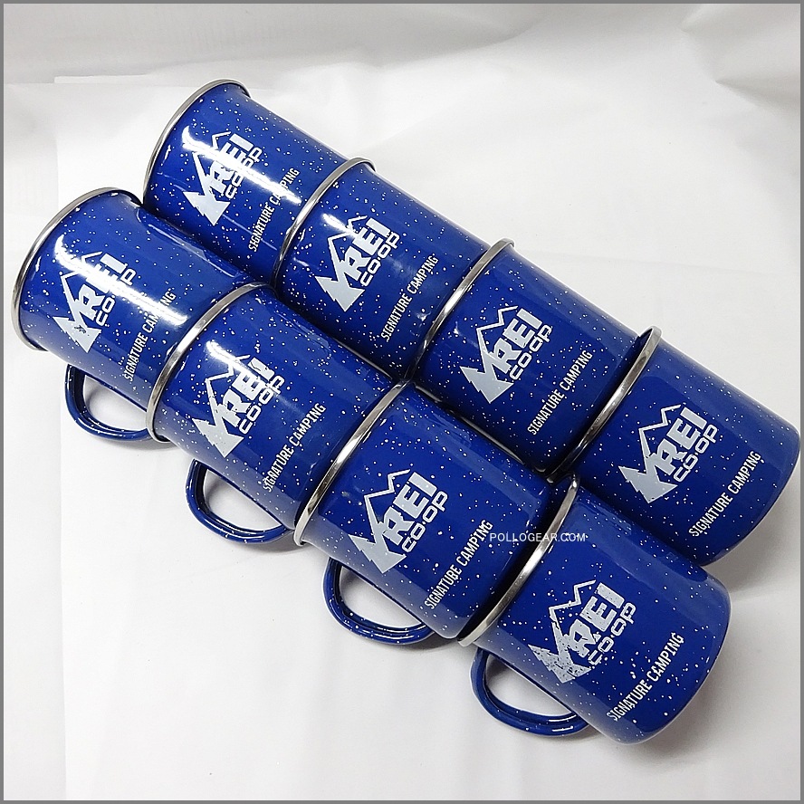 VINTAGE REI × CINSA Mexico<BR>ホーローマグカップ 350ml<BR>エナメルコーティング MUGCUP <BR>琺瑯マグ ビンテージキャンプ <BR>1個のお値段です、限定8個数量制限無し