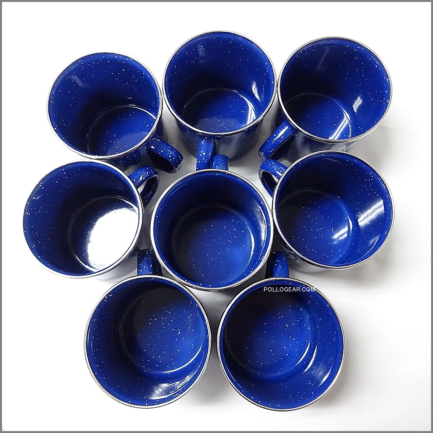 VINTAGE REI × CINSA Mexico<BR>ホーローマグカップ 350ml<BR>エナメルコーティング MUGCUP <BR>琺瑯マグ ビンテージキャンプ <BR>1個のお値段です、限定8個数量制限無し