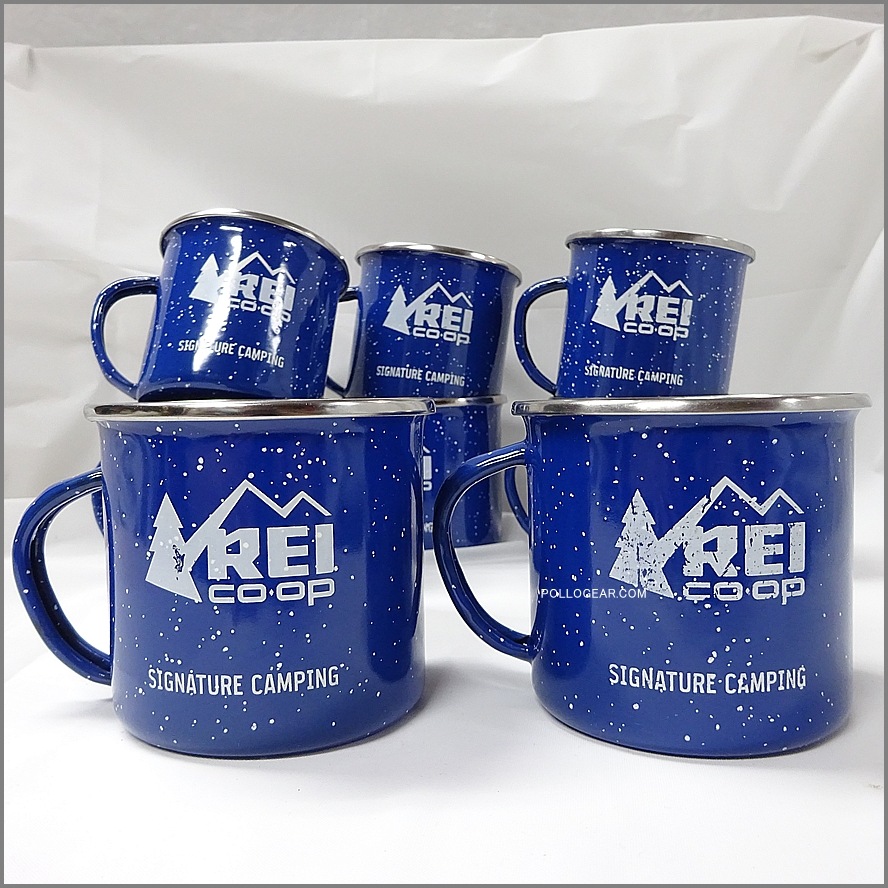 VINTAGE REI × CINSA Mexico<BR>ホーローマグカップ 350ml<BR>エナメルコーティング MUGCUP <BR>琺瑯マグ ビンテージキャンプ <BR>1個のお値段です、限定8個数量制限無し