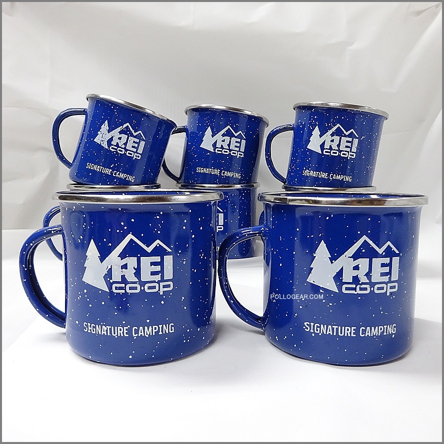VINTAGE REI × CINSA Mexico<BR>ホーローマグカップ 350ml<BR>エナメルコーティング MUGCUP <BR>琺瑯マグ ビンテージキャンプ <BR>1個のお値段です、限定8個数量制限無し