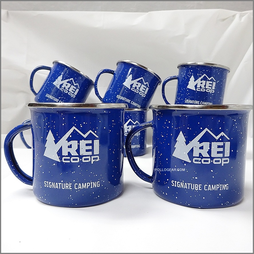 VINTAGE REI × CINSA Mexico<BR>ホーローマグカップ 350ml<BR>エナメルコーティング MUGCUP <BR>琺瑯マグ ビンテージキャンプ <BR>1個のお値段です、限定8個数量制限無し