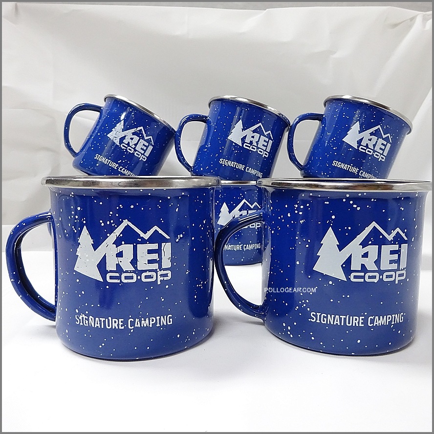 VINTAGE REI × CINSA Mexico<BR>ホーローマグカップ 350ml<BR>エナメルコーティング MUGCUP <BR>琺瑯マグ ビンテージキャンプ <BR>1個のお値段です、限定8個数量制限無し