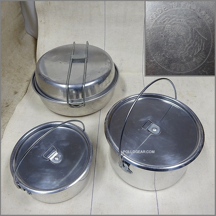 BulldogBrand ホットンブルドッグ cooker クッカーセット 5＋6インチ ビリー缶 SET<BR>ホットン ブルドッグ<BR>イングランド製