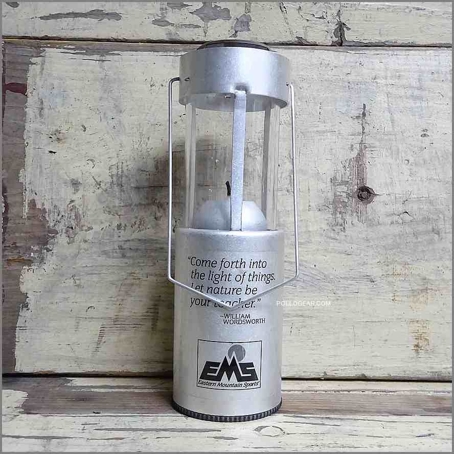 1980年代 EMS×UCO 三角ハンドル<br>ビンテージ キャンドルランタン<br>Eastern Mountain Sports<br>Vintag ランタン RARE！