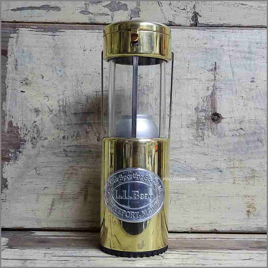 90’ｓ LLビーン ブラス<BR> キャンドルランタン 真鍮製<BR>フリップトップ バフ仕上げ<BR>オールドランタン Vintage