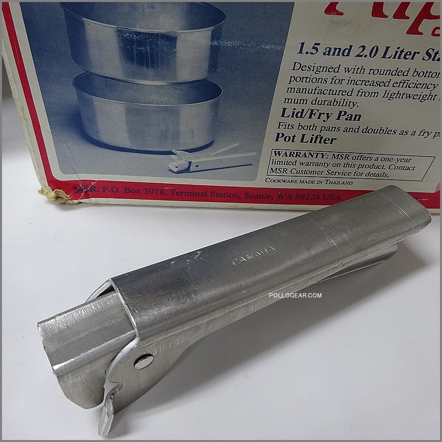 デッドストック VINTAGE MSR<BR>1980年代 Alpine Cook Set<BR>ZEBRA アルパインクックセット<BR>ゼブラ ステンレス クッカー