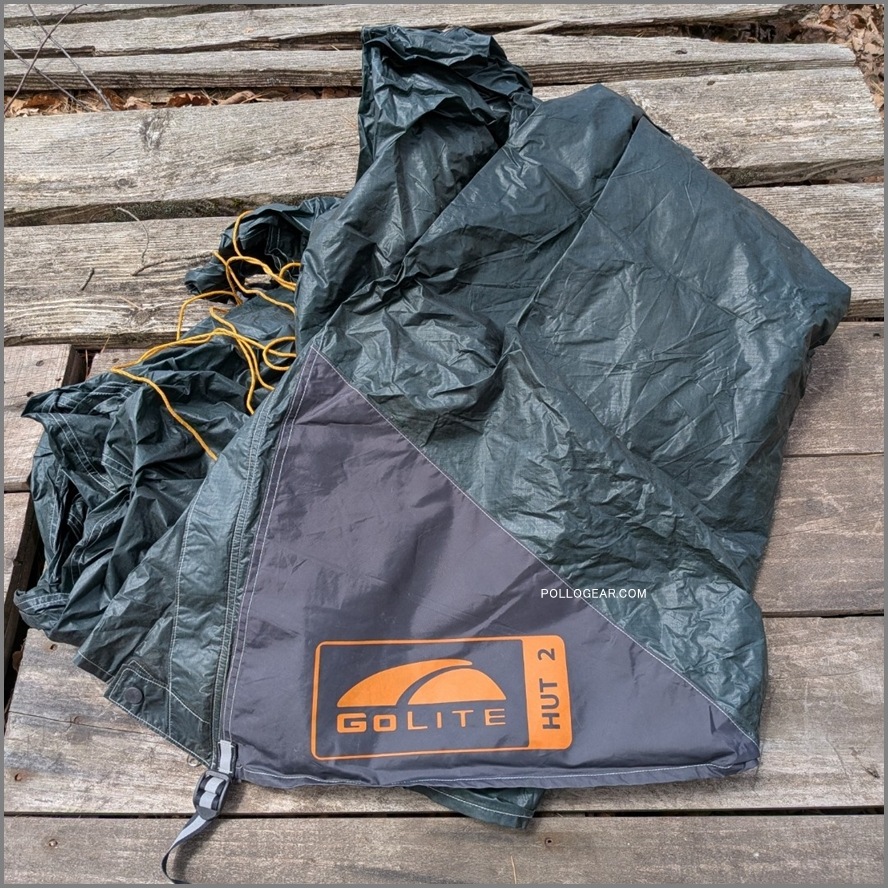 2005年モデル GoLite Hut 2<br>VINTAGE ゴーライト ハット２<br>シルナイロン シェルター テント<br>ULHIKER Silnylon Shelter