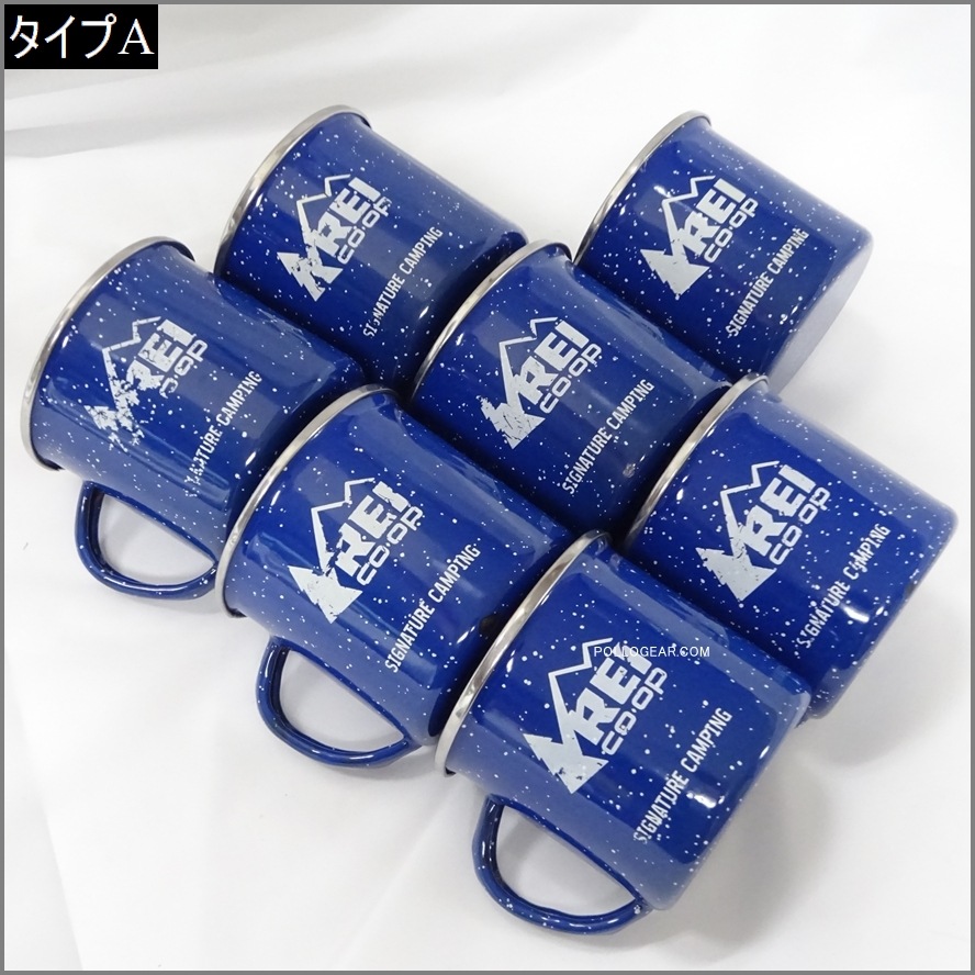 VINTAGE REI × CINSA Mexico<BR>ホーローマグカップ 350ml<BR>エナメルコーティング MUGCUP <BR>琺瑯マグ ビンテージキャンプ <BR>1個のお値段です、数量制限無し