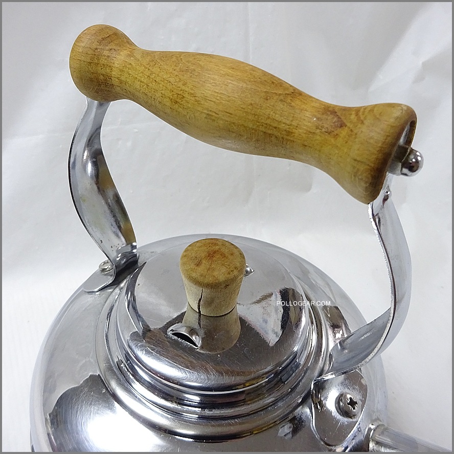 VINTAGE 1.5L コッパーケトル<BR>クロームメッキ 集熱コイル<BR