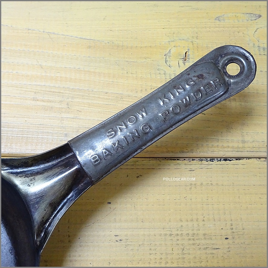 1940年代 SNOW KING<BR> ビンテージ フライパン<BR>鉄フライパン アメリカ製<BR>Cowboy Frying Pans 178㎜ スノーキング