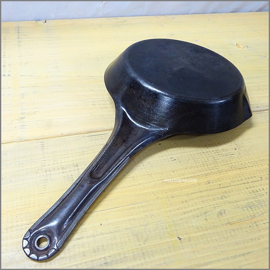 1940年代 SNOW KING<BR> ビンテージ フライパン<BR>鉄フライパン アメリカ製<BR>Cowboy Frying Pans 178㎜ スノーキング