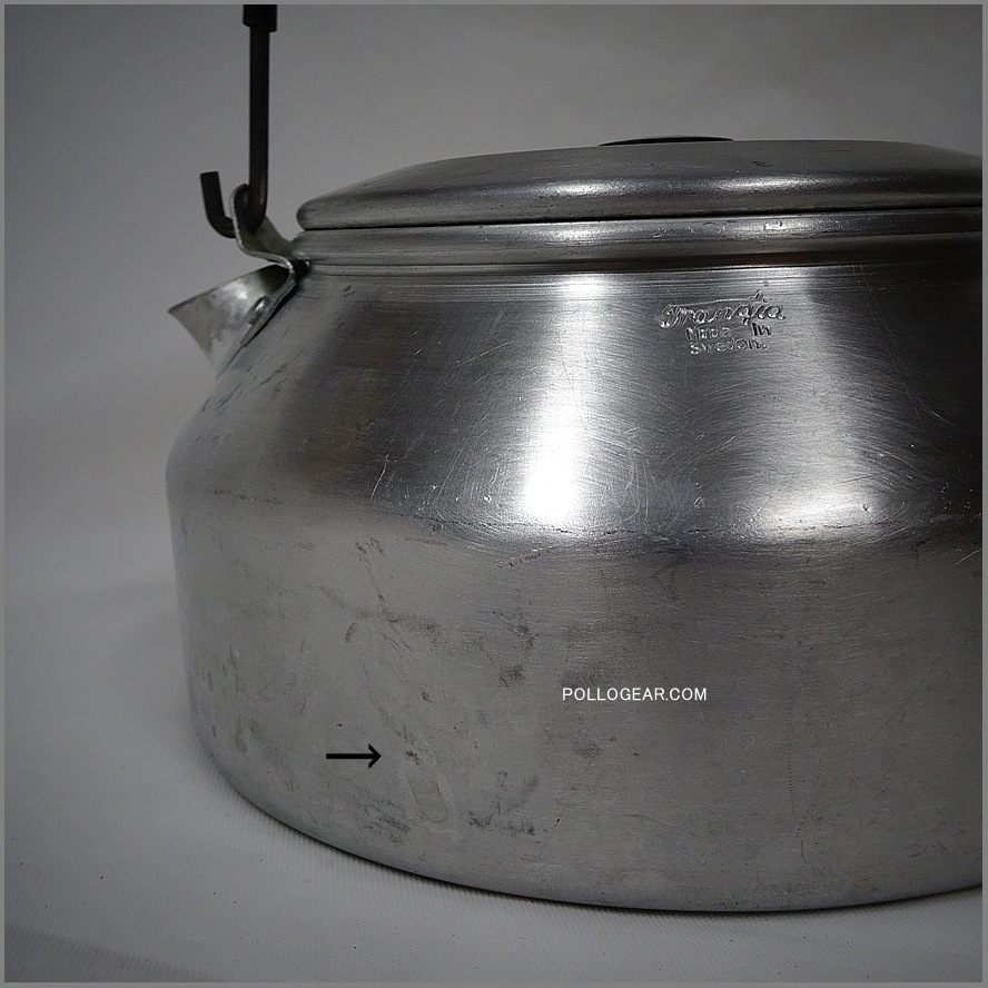 Early1970 Trangia<BR>トランギア 筆記体ロゴ<BR>0.9L ケトル