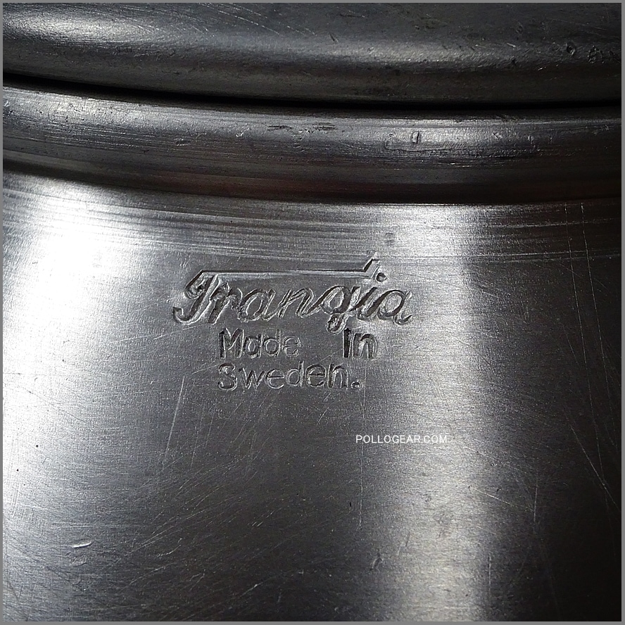 Early1970 Trangia<BR>トランギア 筆記体ロゴ<BR>0.9L ケトル やかん<BR>ビンテージ キャンプギア