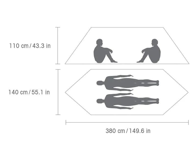 2011 デッドストック<br>INTEGRAL DESIGNS Element2<br>エレメント2 グランドクロス付き<br>Silnylon Sil shelter Tent<br>インテグラルデザイン シルナイロン 2ポールシェルター UL