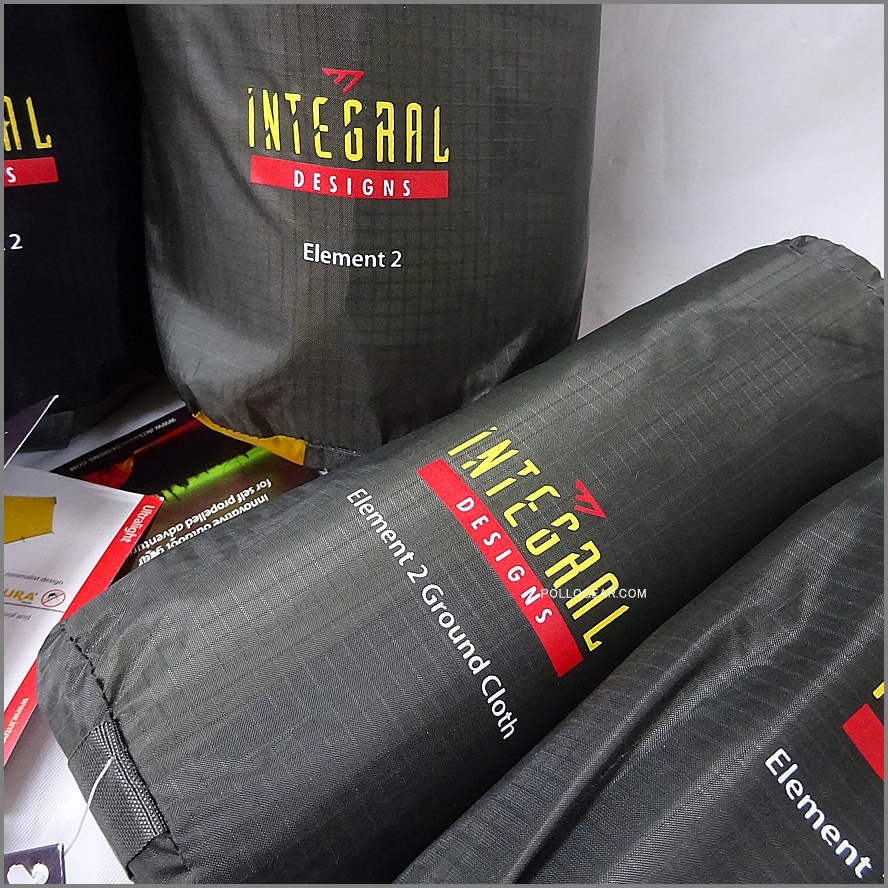 2011 デッドストック<br>INTEGRAL DESIGNS Element2<br>エレメント2 グランドクロス付き<br>Silnylon Sil shelter Tent<br>インテグラルデザイン シルナイロン 2ポールシェルター UL