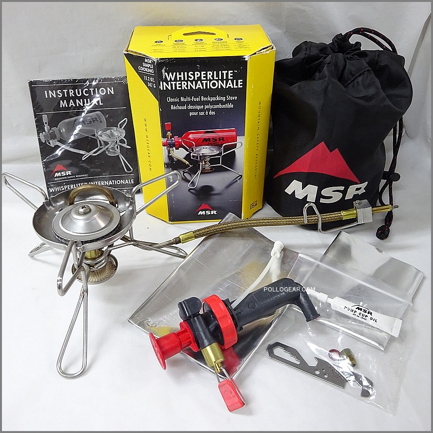 デッドストック 2011年製<BR>MSR ウィスパーライトインターナショナル 未使用品<BR>ワイヤーフレーム 最終モデル <BR>マルチフューエル<BR>ガソリンストーブ