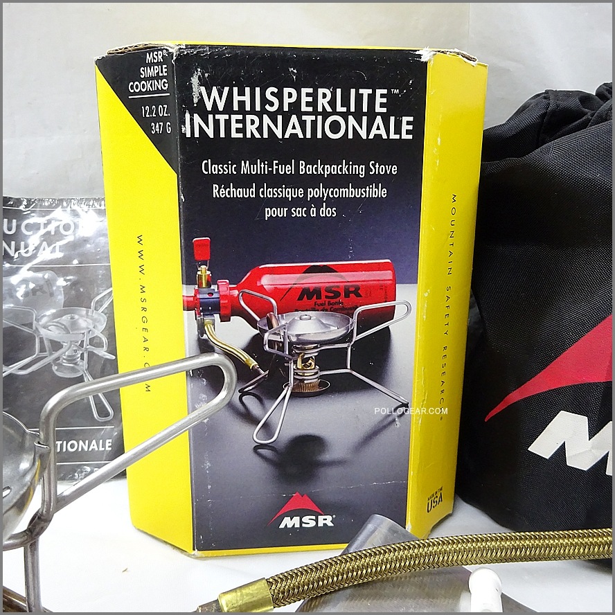 デッドストック 2011年製<BR>MSR ウィスパーライトインターナショナル 未使用品<BR>ワイヤーフレーム 最終モデル <BR>マルチフューエル<BR>ガソリンストーブ