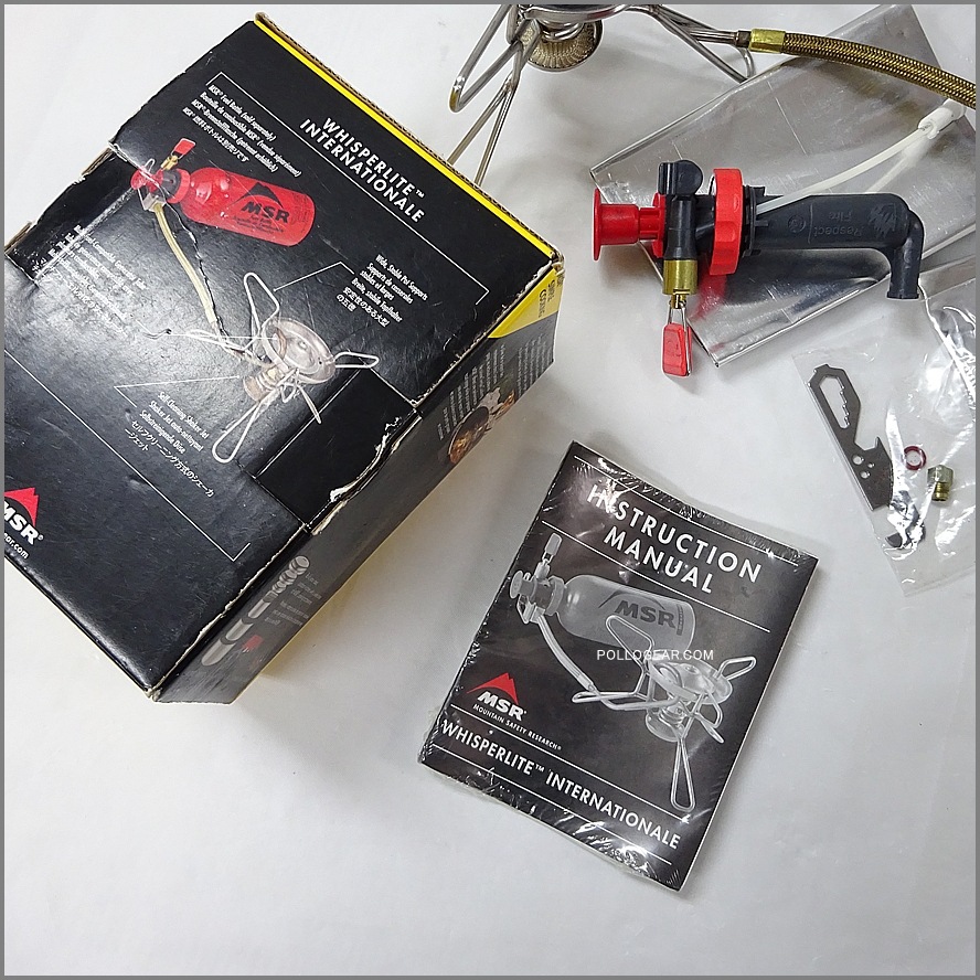 デッドストック 2011年製<BR>MSR ウィスパーライトインターナショナル 未使用品<BR>ワイヤーフレーム 最終モデル <BR>マルチフューエル<BR>ガソリンストーブ