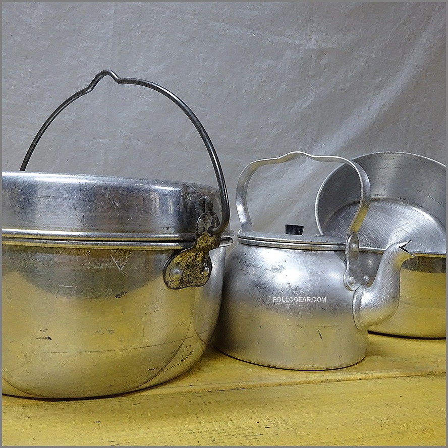 1960年代 VINTAGE トランギア<BR>№24/2 キャンピングKIT<BR>Trangia Aluminium 旧ロゴ TAL<BR>0.8L ケトル ビンテージクッカー