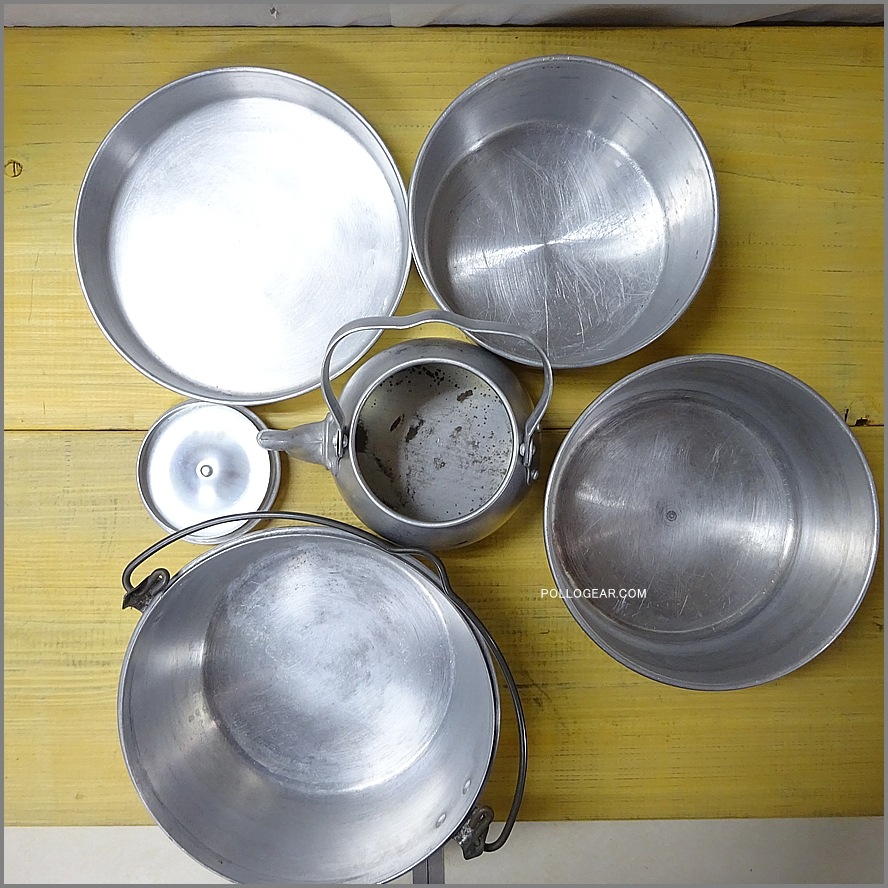 1960年代 VINTAGE トランギア<BR>№24/2 キャンピングKIT<BR>Trangia Aluminium 旧ロゴ TAL<BR>0.8L ケトル ビンテージクッカー