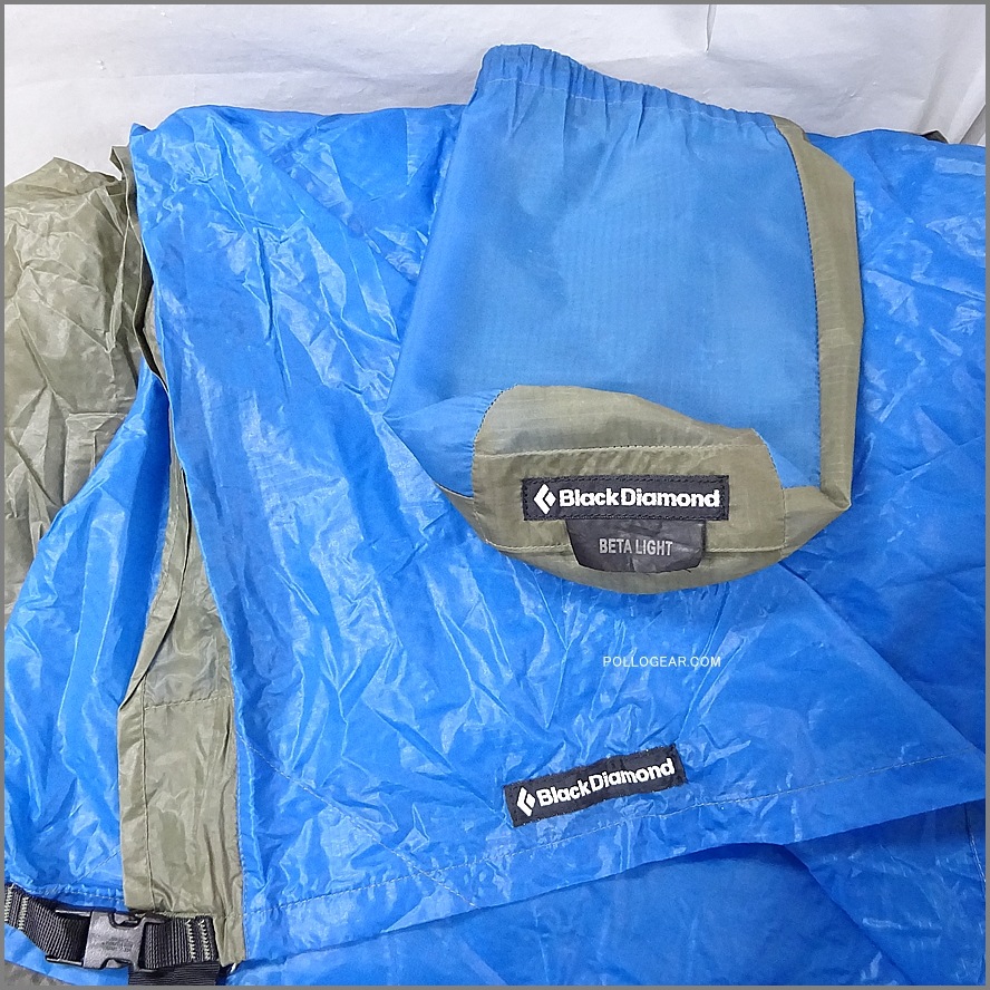 未使用品★Black Diamond<br>Beta Light ベータライト<br>SIL シェルター テント<br>ブラックダイヤモンド<br>ウルトラライトギア<br>ツートンカラー ブルー グレー