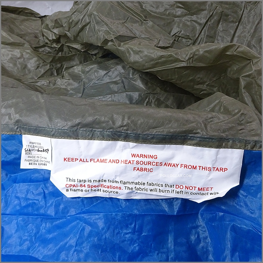 未使用品★Black Diamond<br>Beta Light ベータライト<br>SIL シェルター テント<br>ブラックダイヤモンド<br>ウルトラライトギア<br>ツートンカラー ブルー グレー