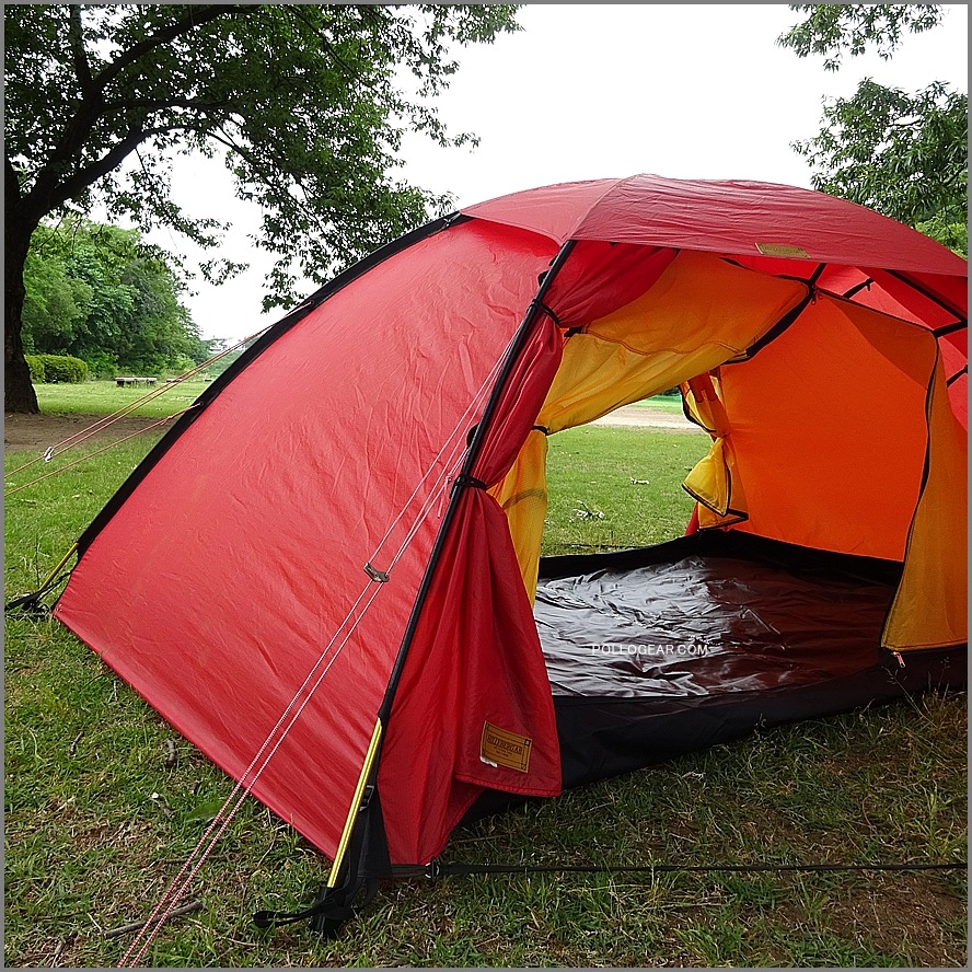1994年 Hilleberg AB STAIKA<br>革タグ フルスリーブ スタイカ 赤<br>VINTAGE ヒルバーグ 旧タグ ２型 美品 フロア張替え未使用