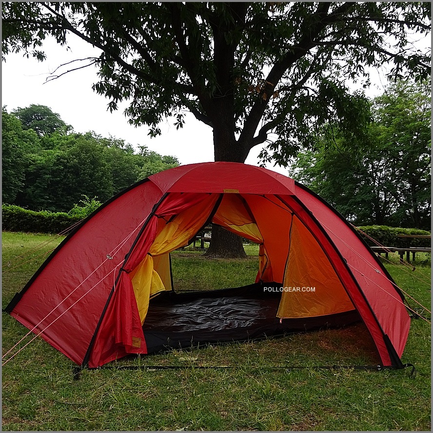 1994年 Hilleberg AB STAIKA<br>革タグ フルスリーブ スタイカ 赤<br>VINTAGE ヒルバーグ 旧タグ ２型 美品 フロア張替え未使用