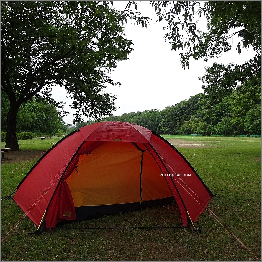 1994年 Hilleberg AB STAIKA<br>革タグ フルスリーブ スタイカ 赤<br>VINTAGE ヒルバーグ 旧タグ ２型 美品 フロア張替え未使用