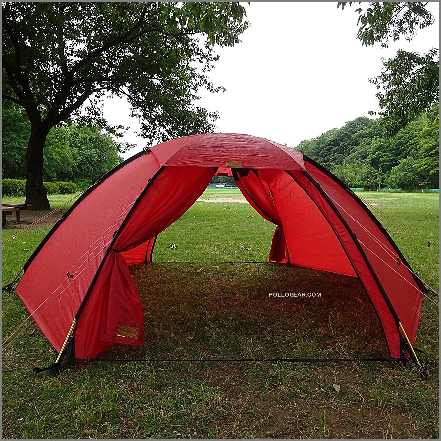 超希少　ヒルバーグ　スタイカ　ビンテージ　皮タグ　旧グリーン　hilleberg 1994年 Hilleberg AB STAIKA<br>革タグ フルスリーブ スタイカ 赤<br