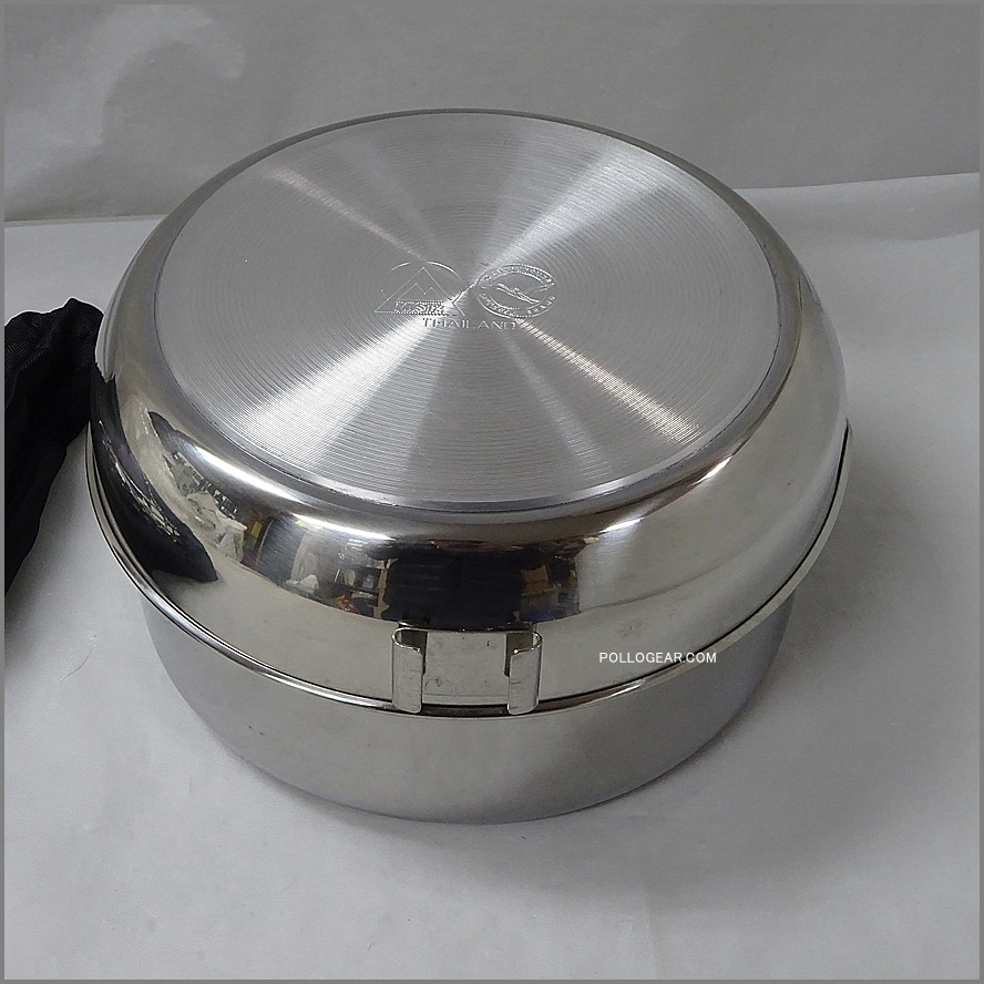 1999年 デッドストック MSR <BR>旧ロゴ ステンレスクッカー<BR>アルパイン ティーケトル<BR>Alpine Deluxe Cook Set<BR>シーガル ビンテージキャンプ 